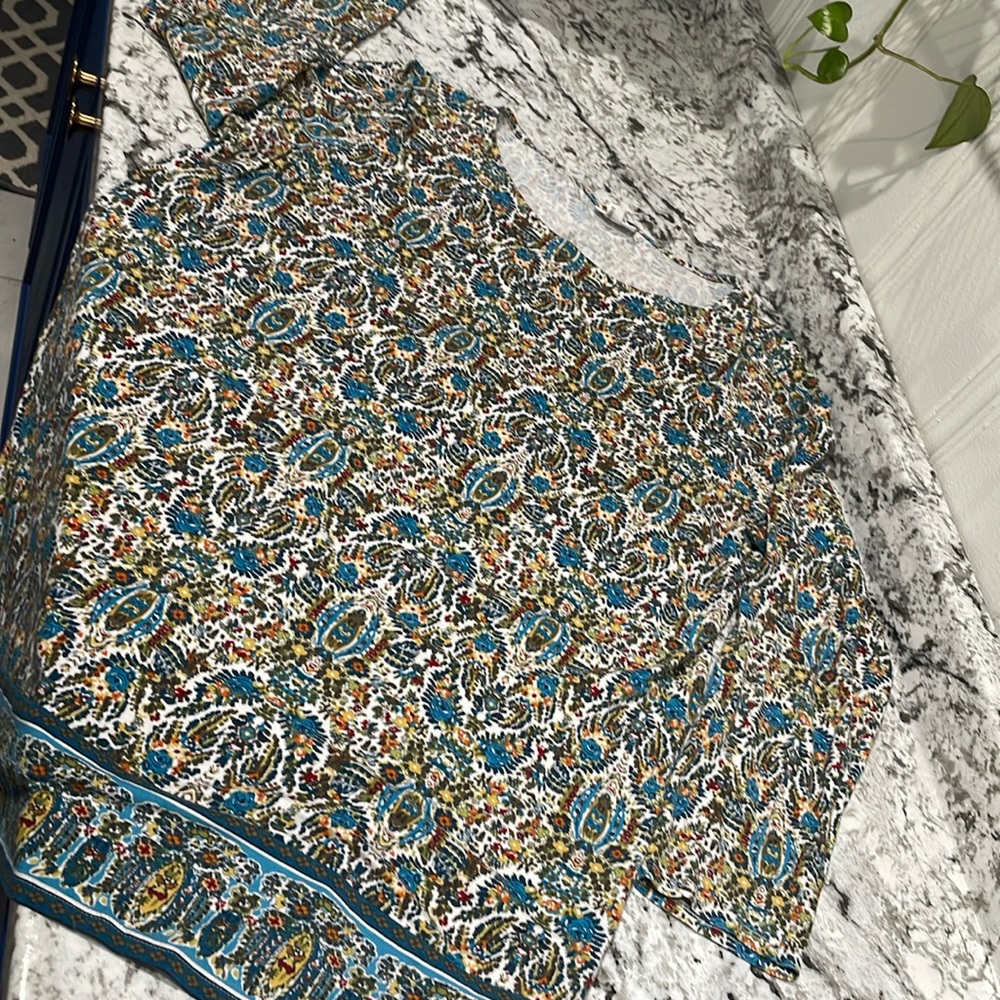 J. Jill long sleeve print top